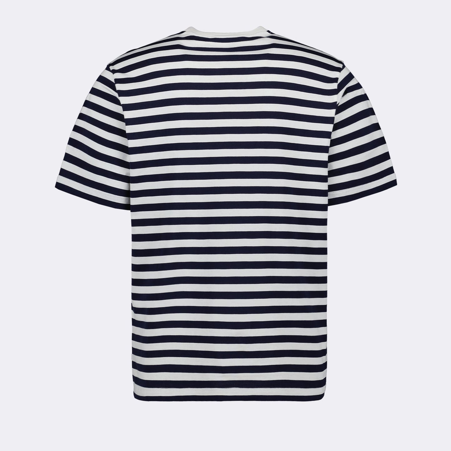 Versace T-shirt, Striped Nautical T-Shirt, Luxury Menswear, High-end Casual Wear, Designer T-Shirt