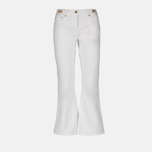 Versace jeans, White Medusa '95 Jeans, luxury denim, designer jeans, premium white jeans