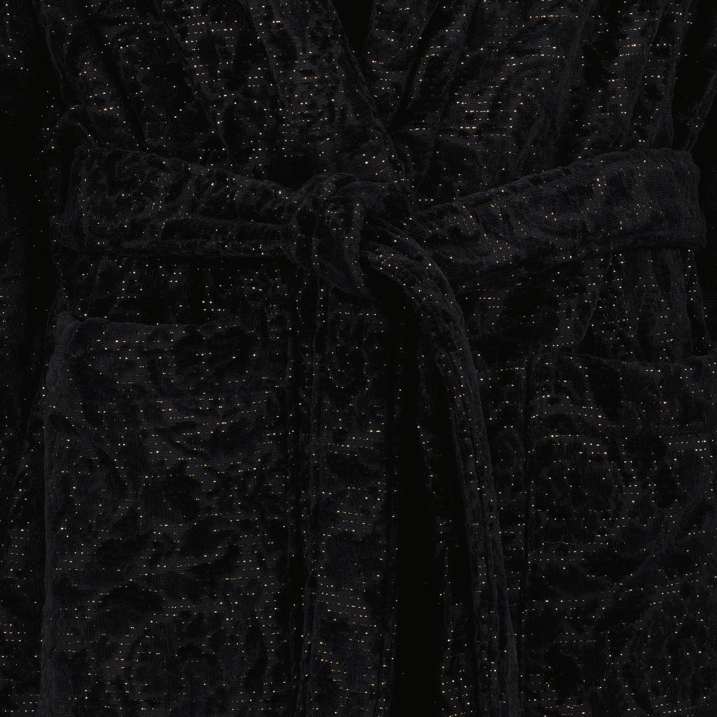 Versace robe, Barocco pattern, luxury loungewear, designer robe, black and gold robe