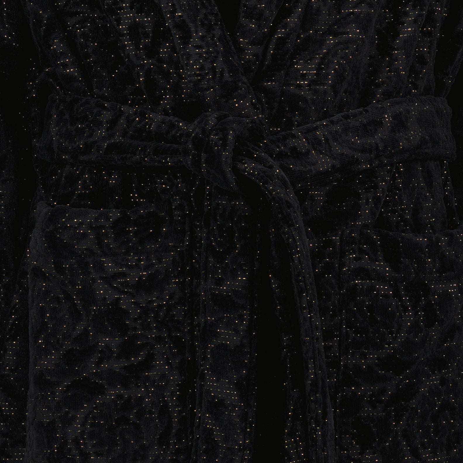 Versace robe, Barocco pattern, luxury loungewear, designer robe, black and gold robe