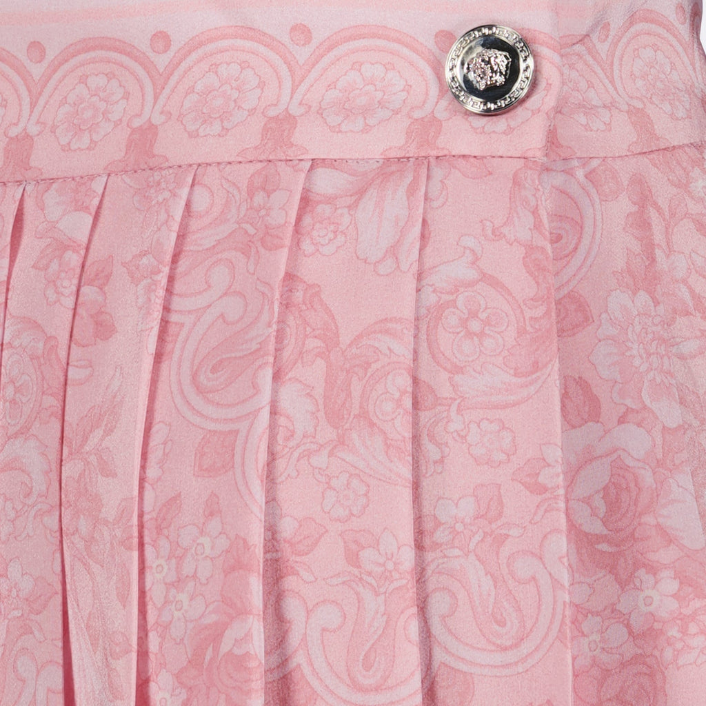 luxury skirt, silk baroque skirt, Versace skirt, elegant women's skirt, luxury fashion