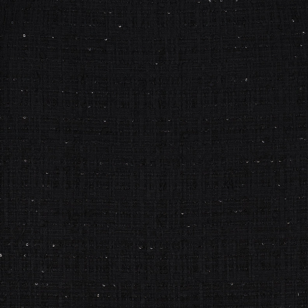 black tweed skirt, luxury mini skirt, Versace tweed, elegant skirt, high-end fashion