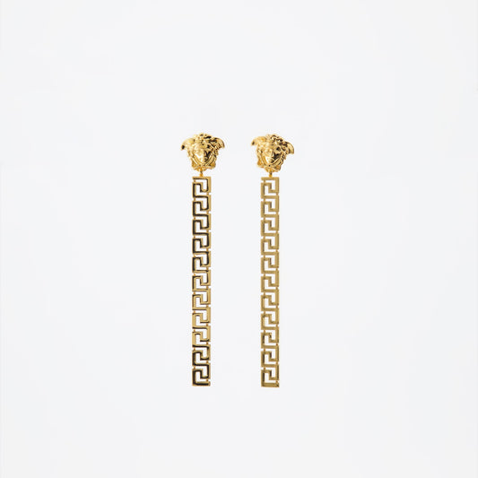 Medusa Earrings, Versace Jewelry, Luxury Earrings, Greca Border, Statement Jewelry