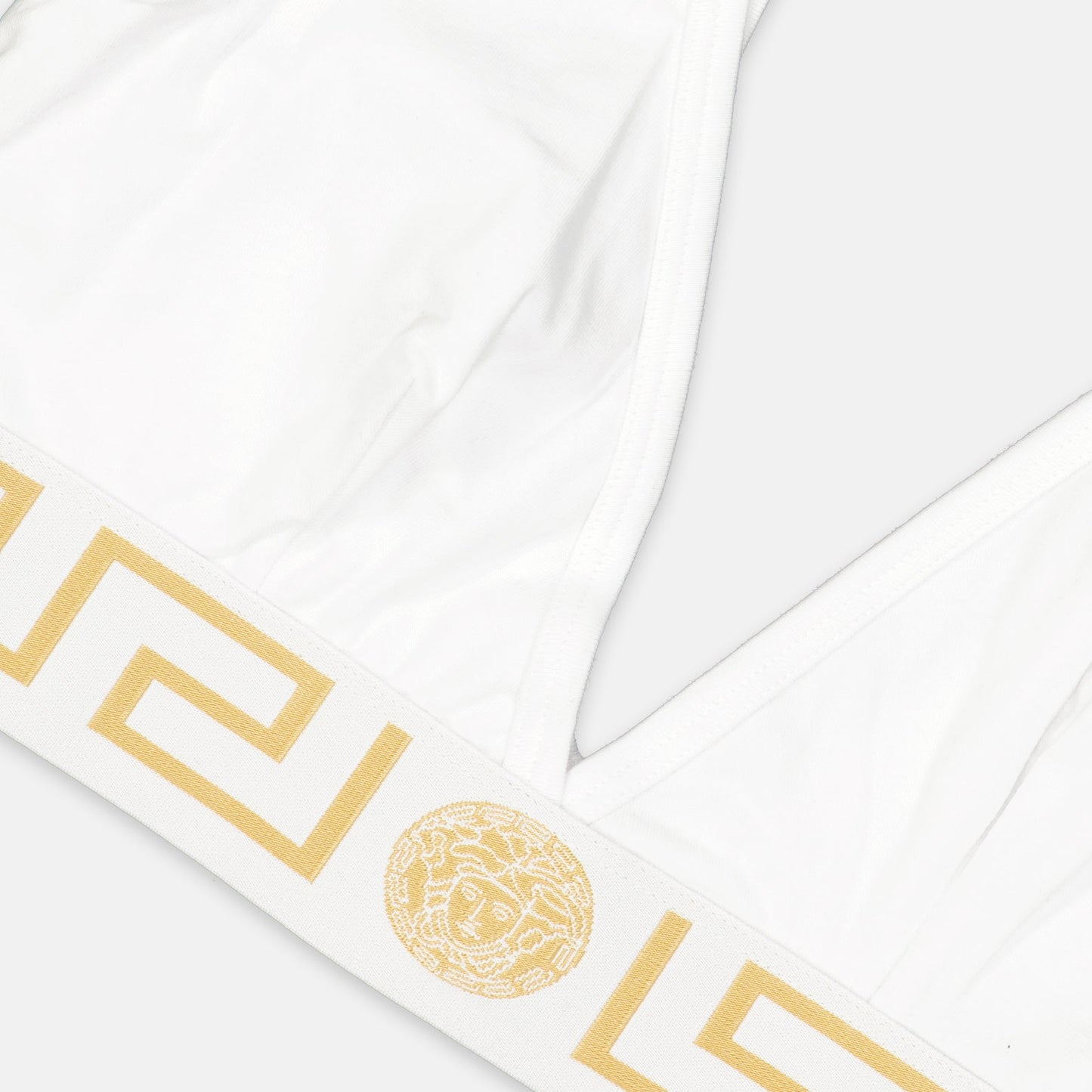 Versace, Medusa, White Bra Top, Luxury Fashion, Premium Brassière