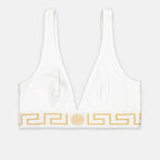 Versace, Medusa, White Bra Top, Luxury Fashion, Premium Brassière