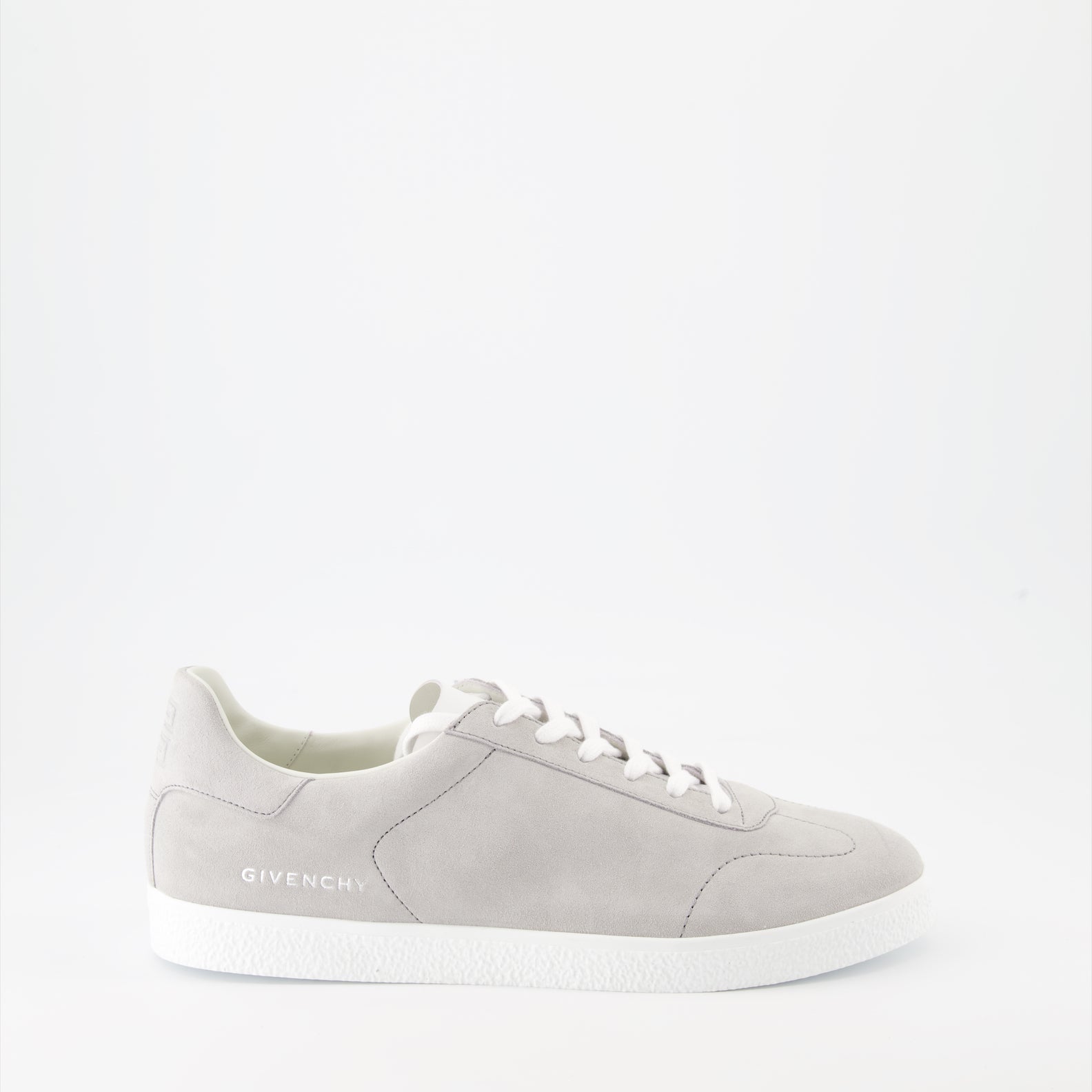 white leather sneakers, grey suede sneakers, Givenchy Town sneakers, luxury casual shoes, designer footwear