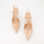 Givenchy G-Cube, patent leather heels, luxury heels, designer footwear, high-end shoes