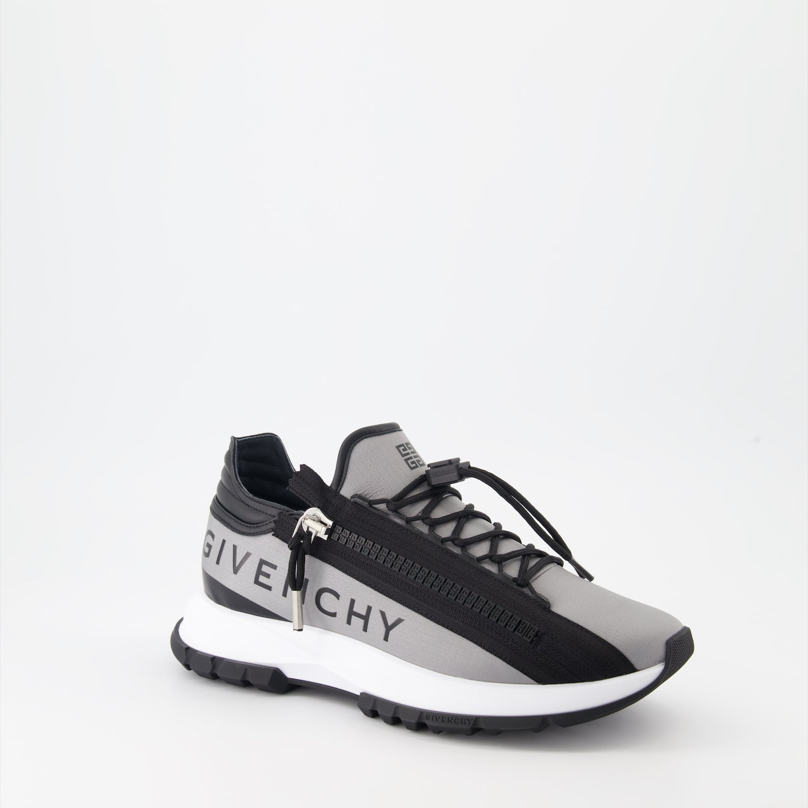 Givenchy sneakers, luxury streetwear, black and grey sneakers, nylon sneakers, designer shoes