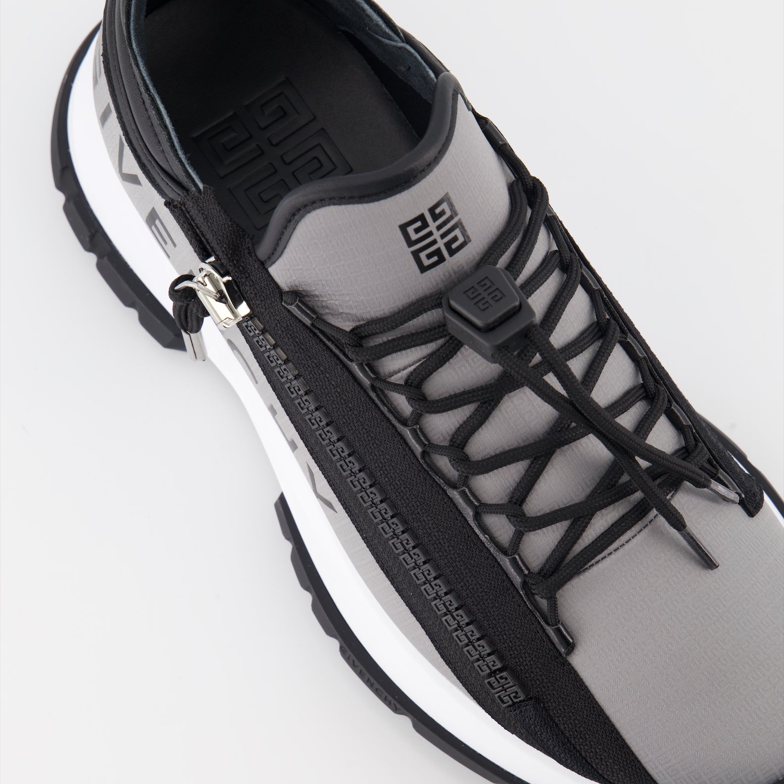 Givenchy sneakers, luxury streetwear, black and grey sneakers, nylon sneakers, designer shoes