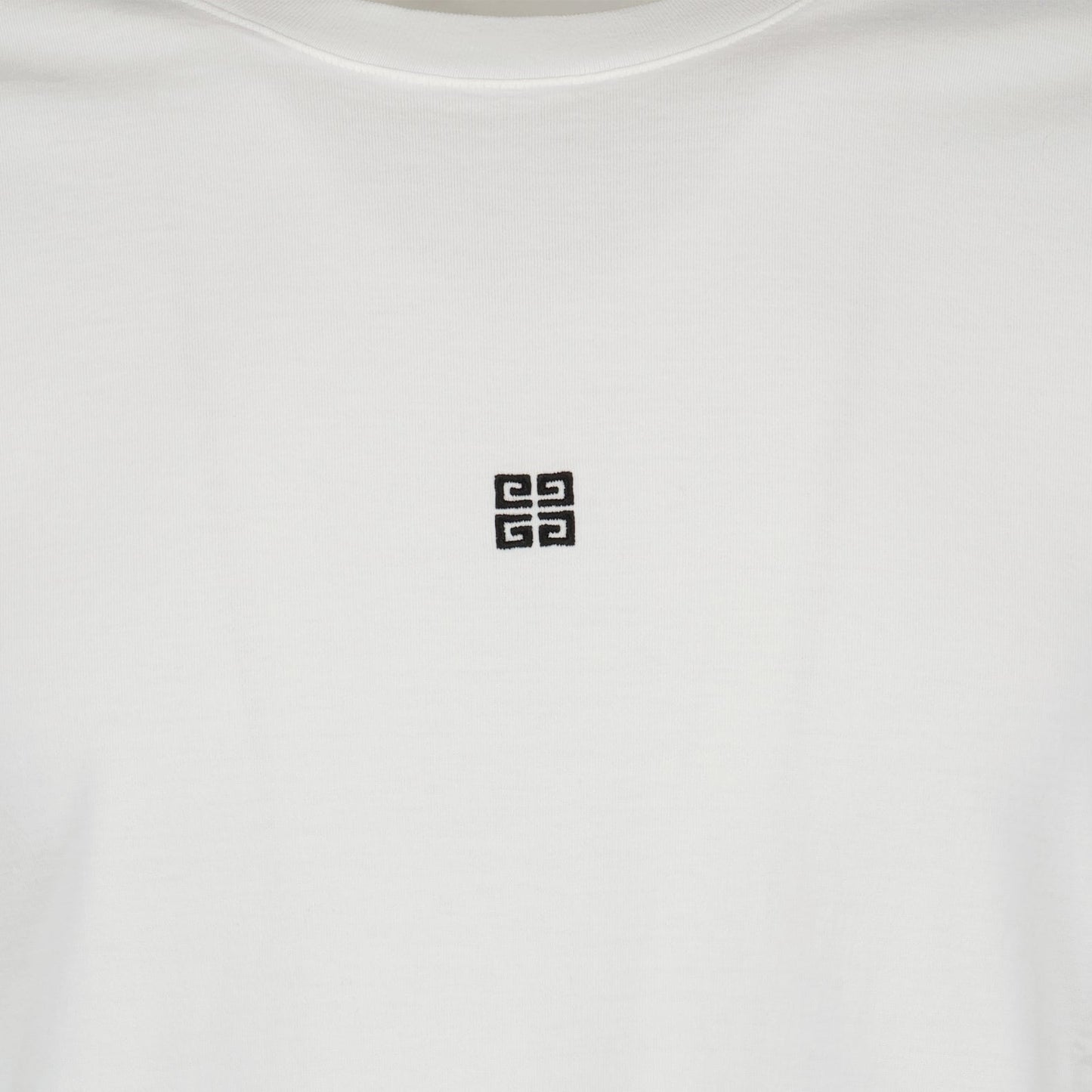 Givenchy, 4G Logo T-shirt, Luxury Cotton T-shirt, White Designer T-shirt, Premium Casual Wear