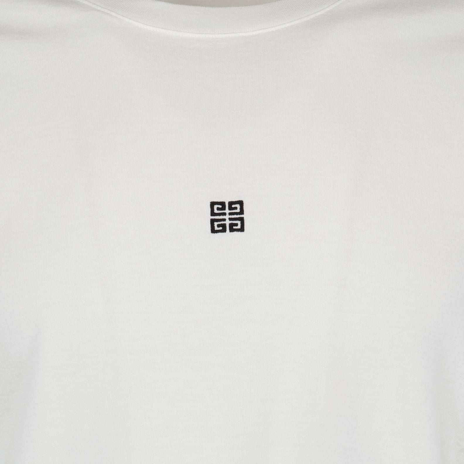 Givenchy, 4G Logo T-shirt, Luxury Cotton T-shirt, White Designer T-shirt, Premium Casual Wear