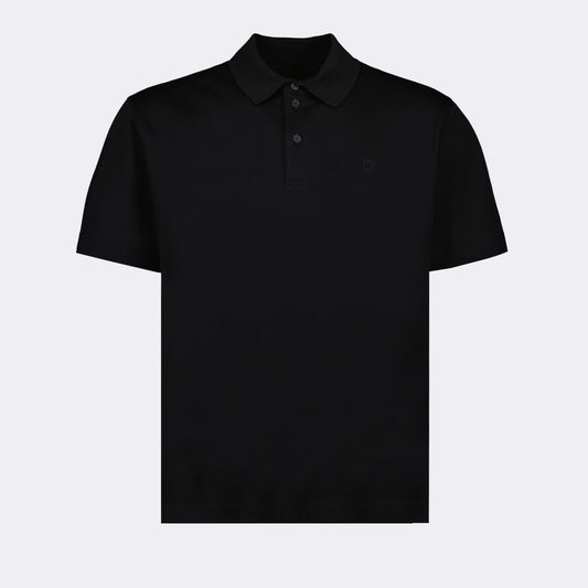 Givenchy, Black Polo Shirt, Luxury Clothing, 4G Logo, Cotton Polo