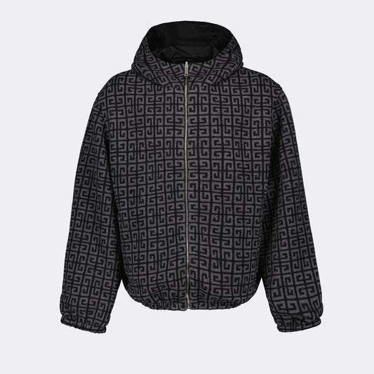 Givenchy, reversible wool bomber, luxury outerwear, 4G motif, high-end fashion