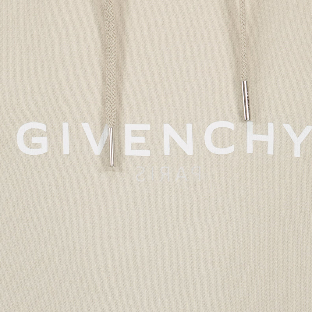 Sudadera Beige con Logotipos