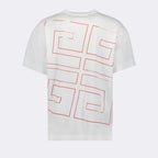 luxury t-shirt, Givenchy clothing, cotton T-shirt, 4G logo shirt, designer wardrobe