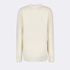 luxury sweater, Givenchy 4G, cream sweater, designer knitwear, high-end fashion