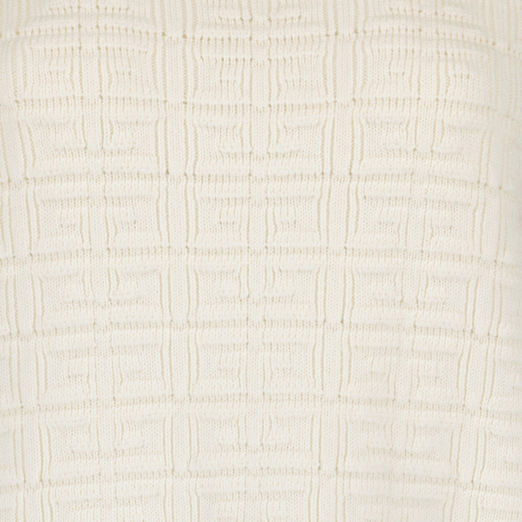 luxury sweater, Givenchy 4G, cream sweater, designer knitwear, high-end fashion