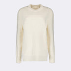 luxury sweater, Givenchy 4G, cream sweater, designer knitwear, high-end fashion