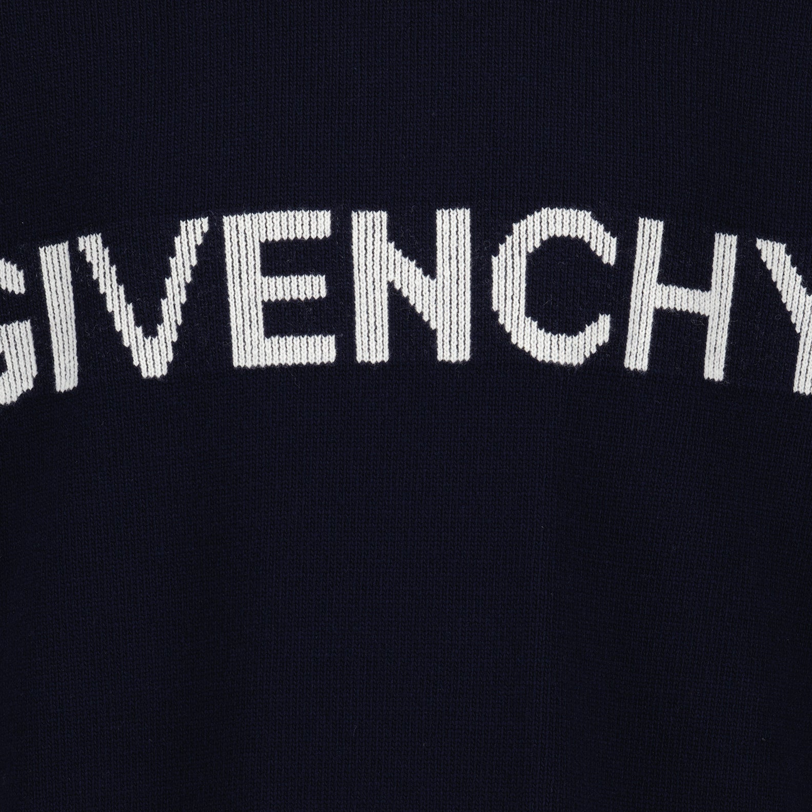 Givenchy sweater, luxury knitwear, designer logo sweater, elegant trim sweater, high-end men's fashion