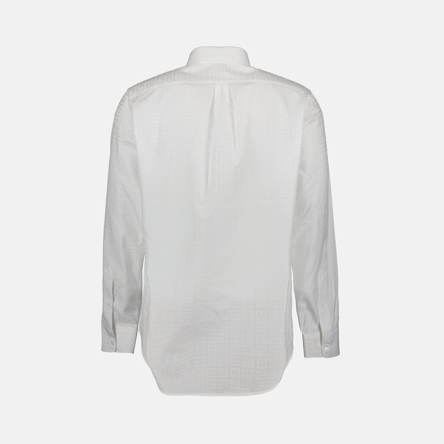 Givenchy, 4G White Shirt, Luxury Shirt, Elegant Wear, High-End Fashion