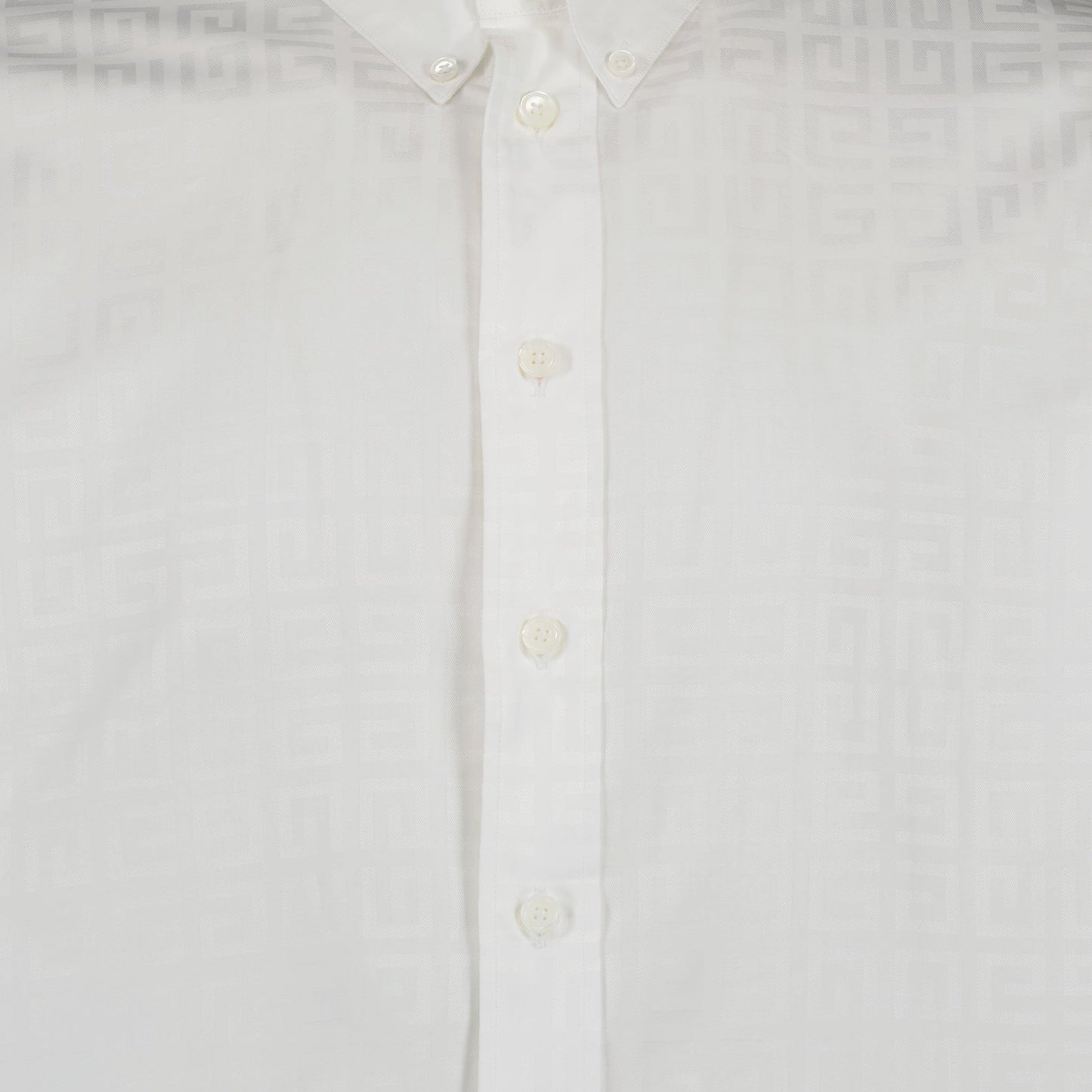 Givenchy, 4G White Shirt, Luxury Shirt, Elegant Wear, High-End Fashion