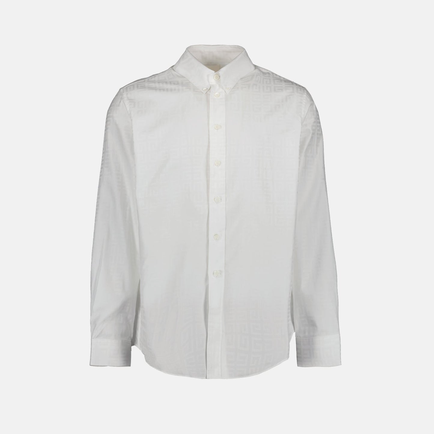 Givenchy, 4G White Shirt, Luxury Shirt, Elegant Wear, High-End Fashion