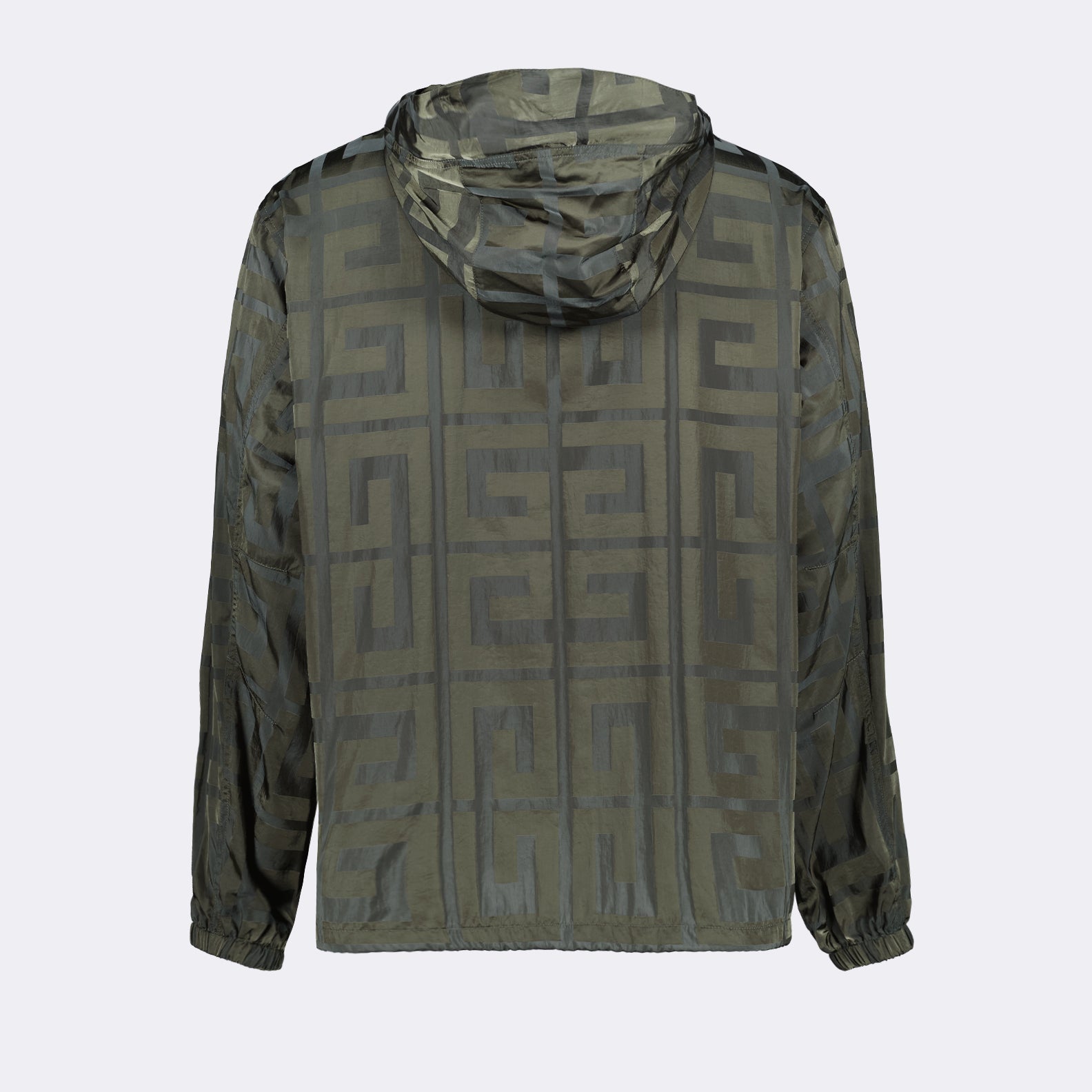 Givenchy windbreaker, designer outerwear, luxury windbreaker, 4G print jacket, sleek outerwear