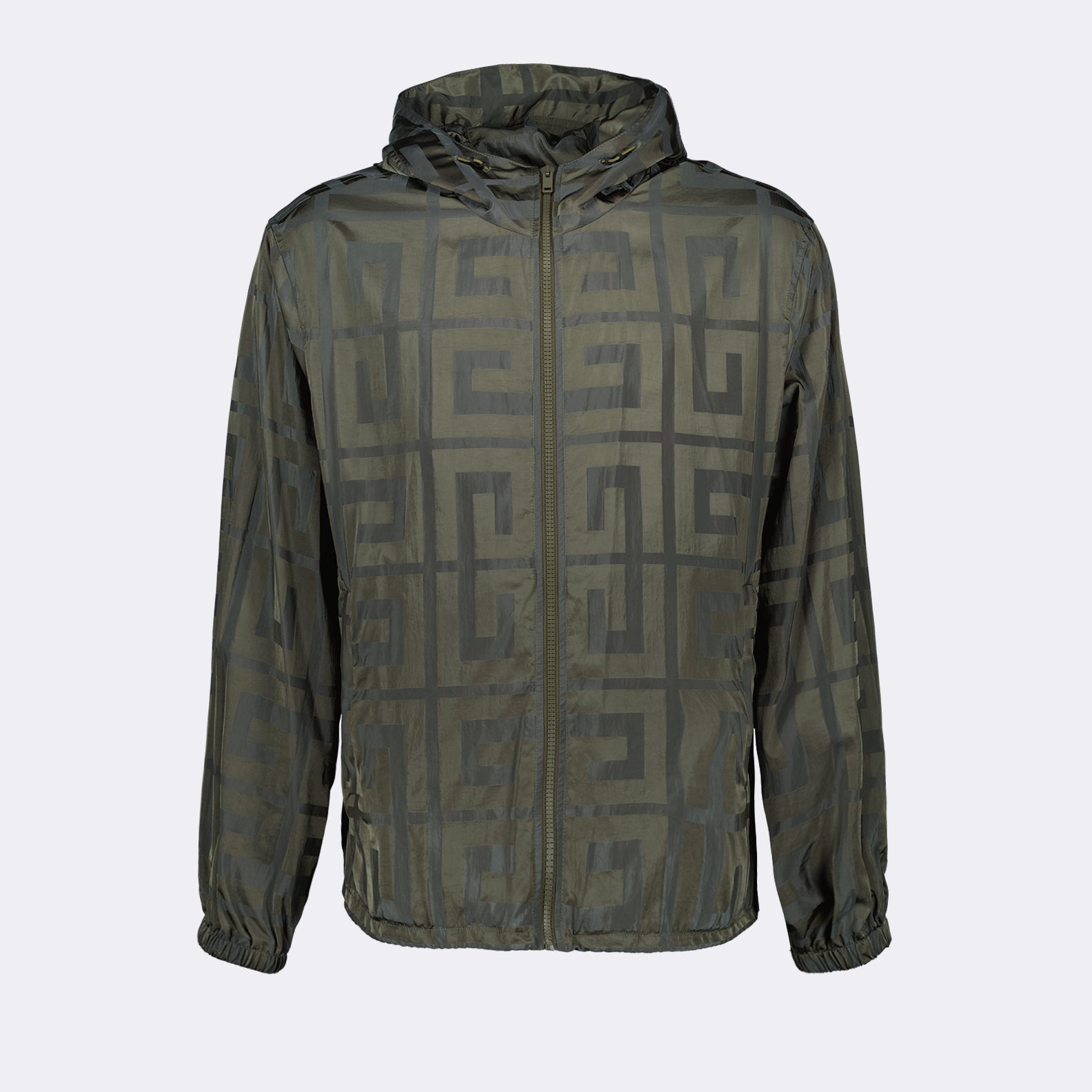 Image of Sleek 4G Print Windbreaker by Givenchy for Men - Season Spring-Summer 2024 - Front View