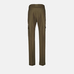Bild der Kaki Geraden Hose von Givenchy für Männer - Saison Frühling-Sommer 2024 - Rückansicht