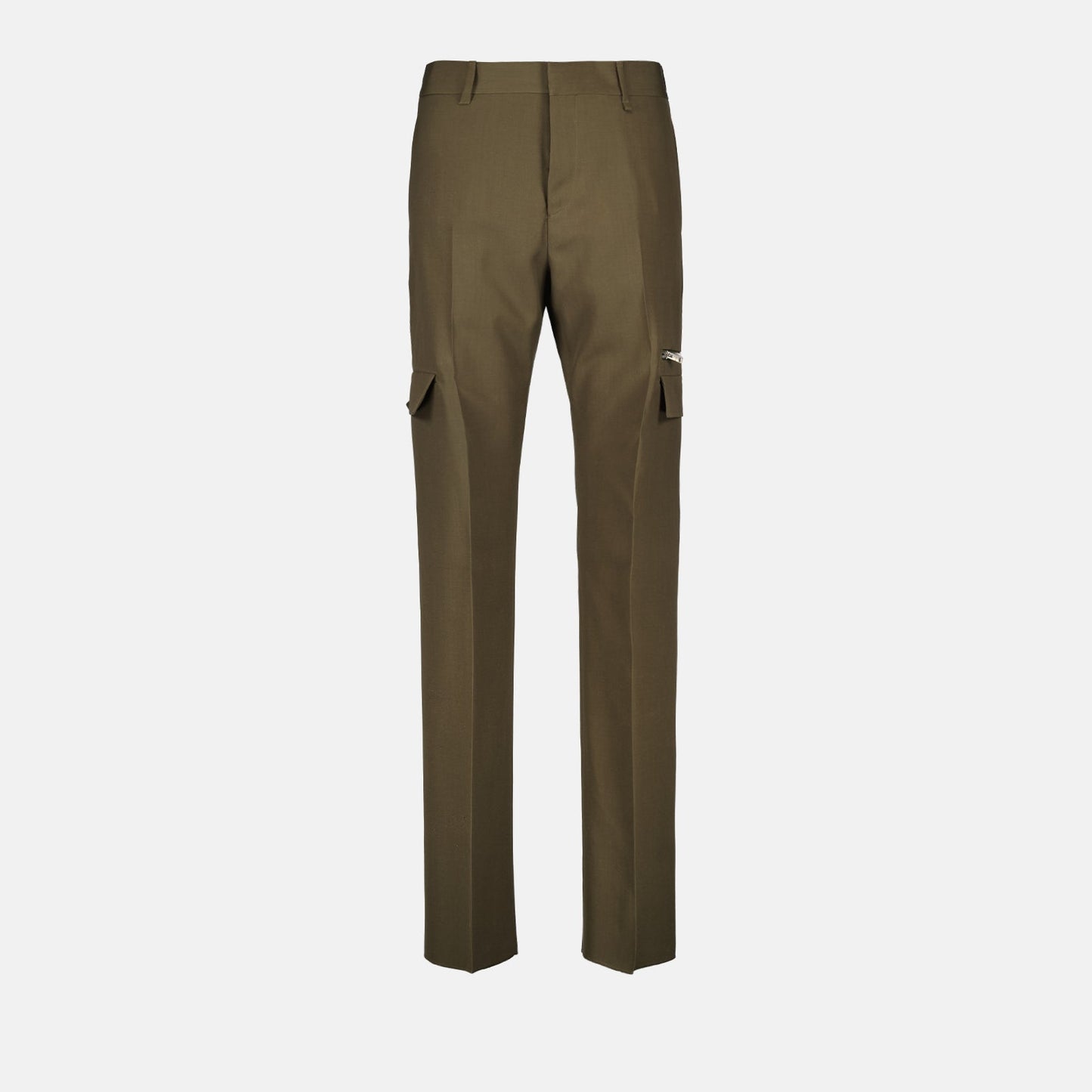 Givenchy trousers, straight trousers, luxury fashion, kaki trousers, designer menswear