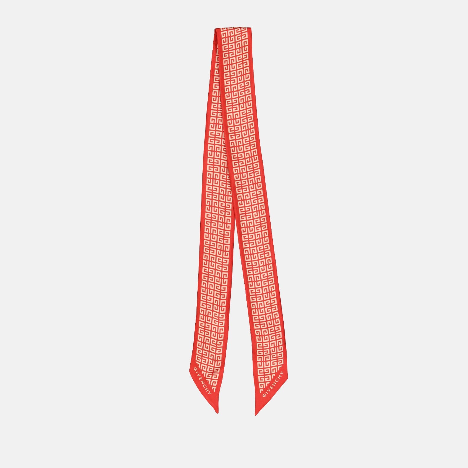 silk bandeau, Givenchy accessories, luxury fashion, 4G logo, elegant headwear