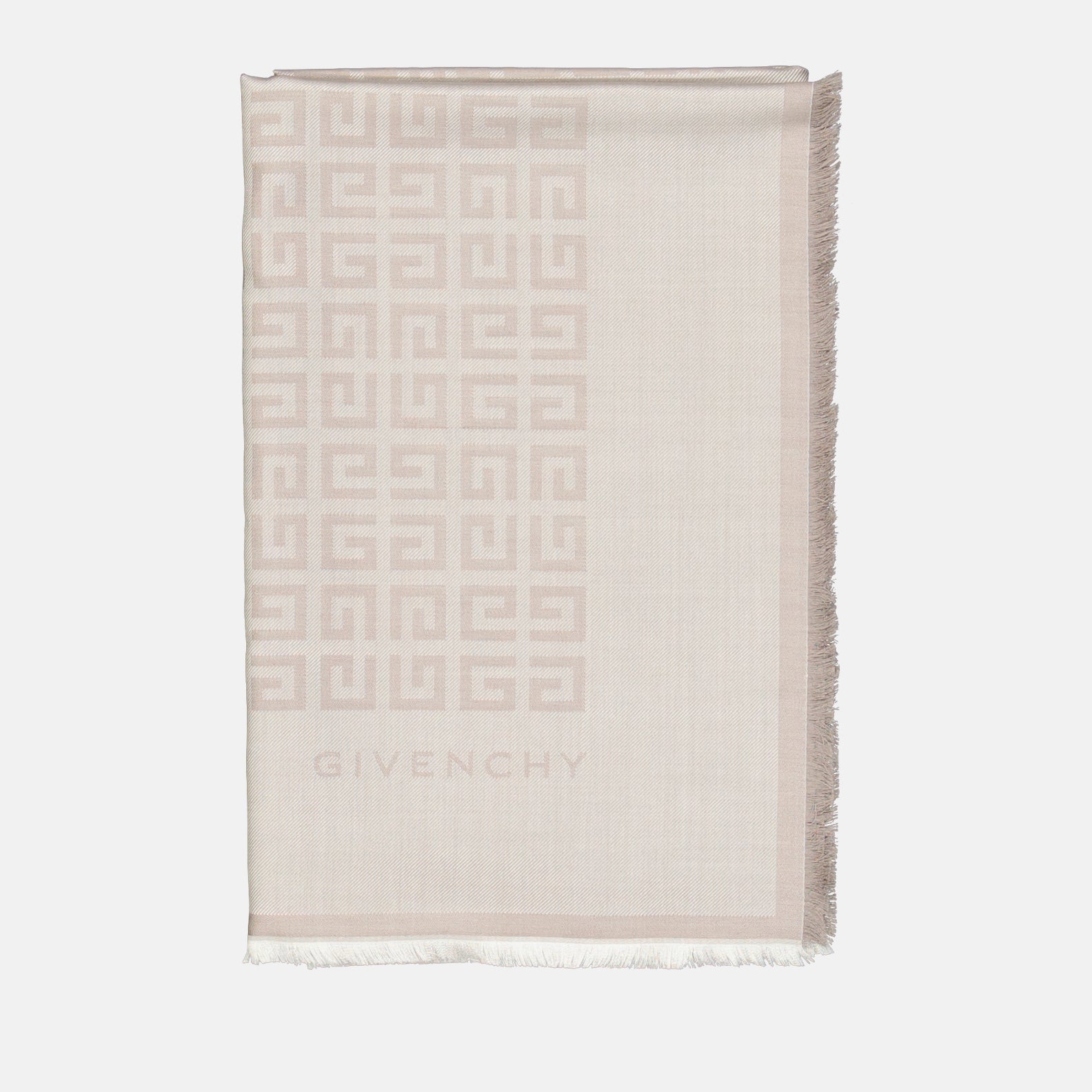 Givenchy scarf, silk scarf, wool scarf, luxury accessories, 4G print scarf