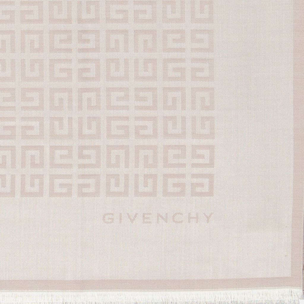 Givenchy scarf, silk scarf, wool scarf, luxury accessories, 4G print scarf