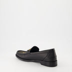 Image of Leather Mocassins by Fendi for Men - Season Spring-Summer 2024 - Back Right Three-Quarter View