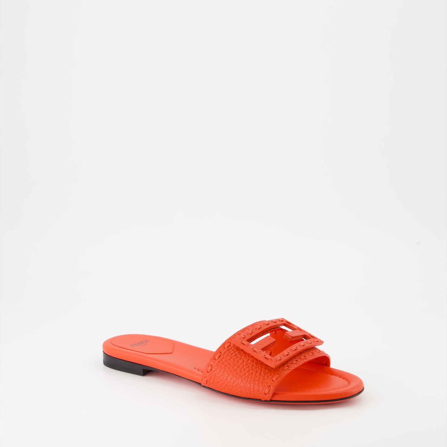 Fendi sandals, leather sandals, luxury footwear, designer sandals, Cuoio Romano