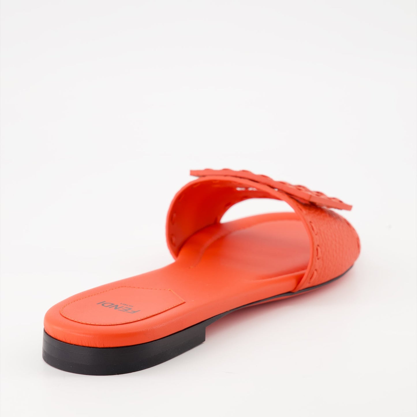 Fendi sandals, leather sandals, luxury footwear, designer sandals, Cuoio Romano