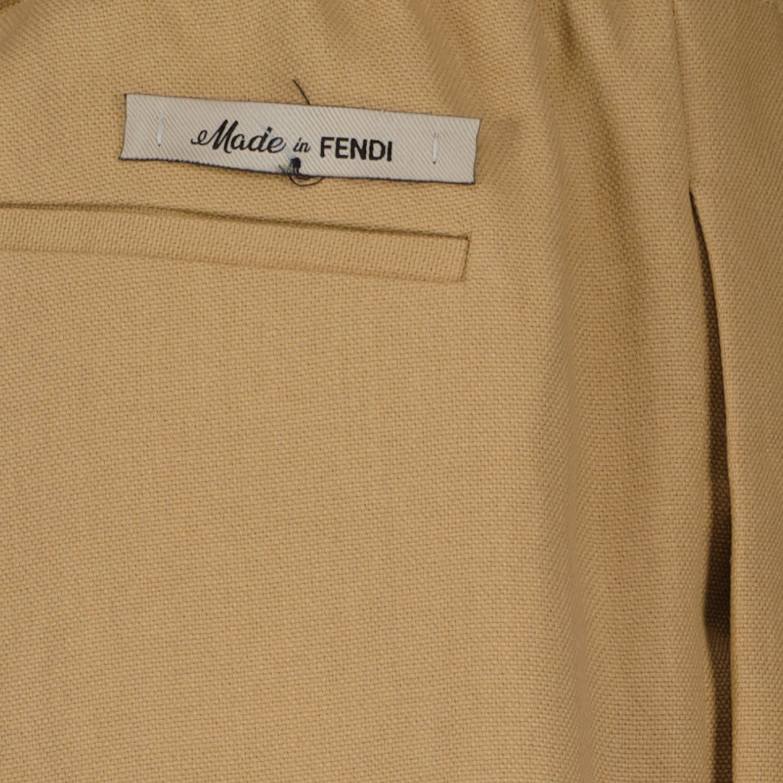 Bild von Klassischen Camel Geraden Hosen von Fendi für Herren - Saison Frühjahr/Sommer 2024 - Detailansicht 5