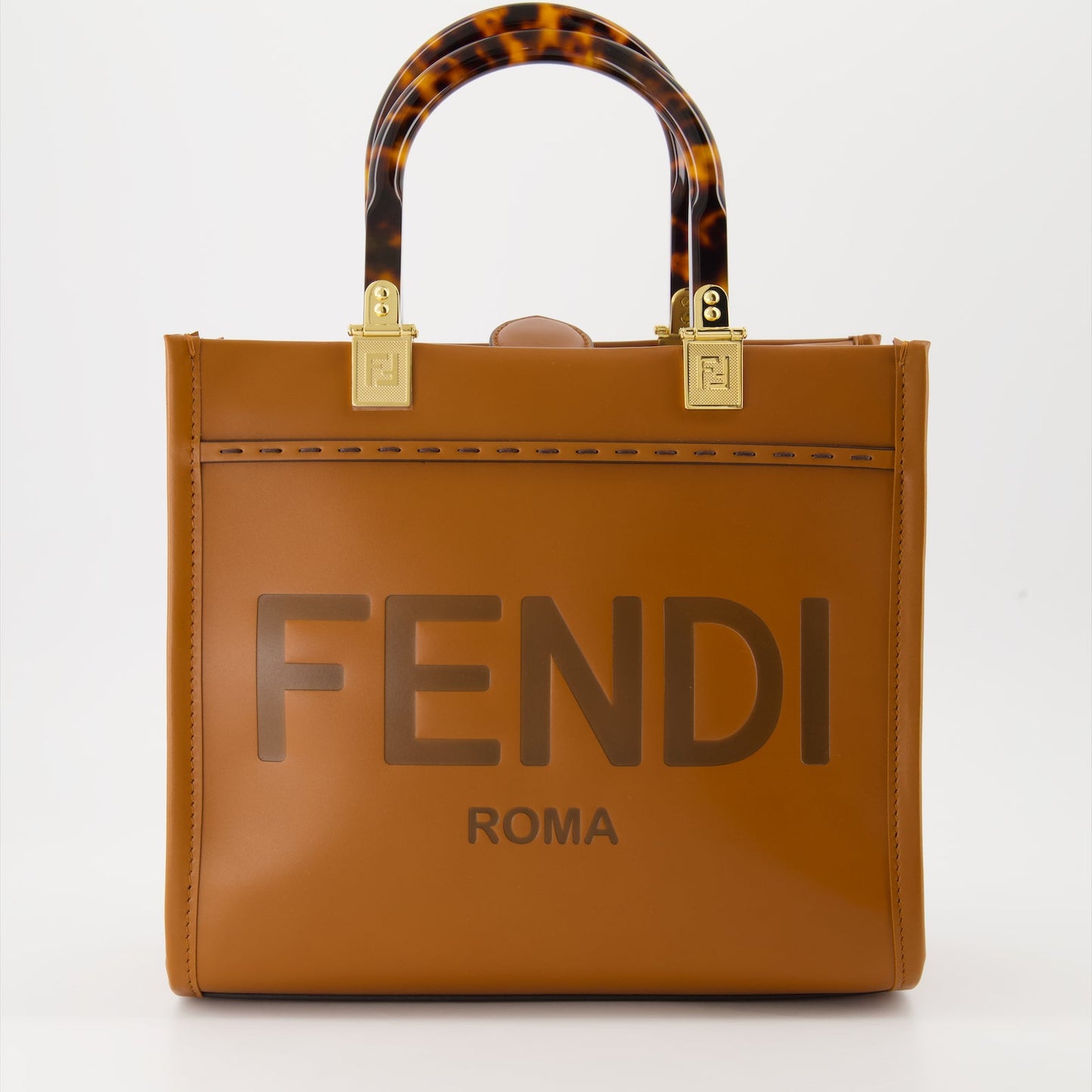 Fendi tote bag, luxury handbags, medium Sunshine tote, high-end fashion, designer leather bag