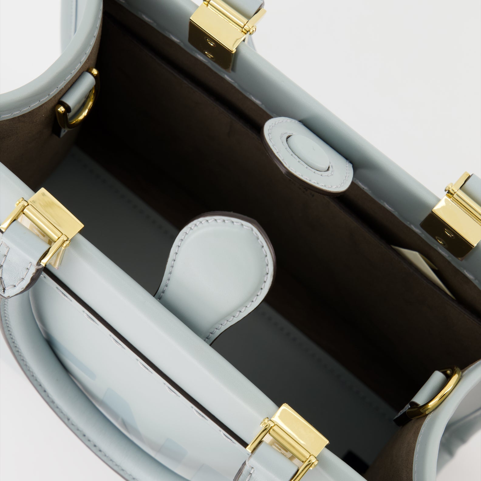 Fendi Blue Sunshine Tote Bag, luxury handbag, designer tote, Fendi bag, fashionable tote