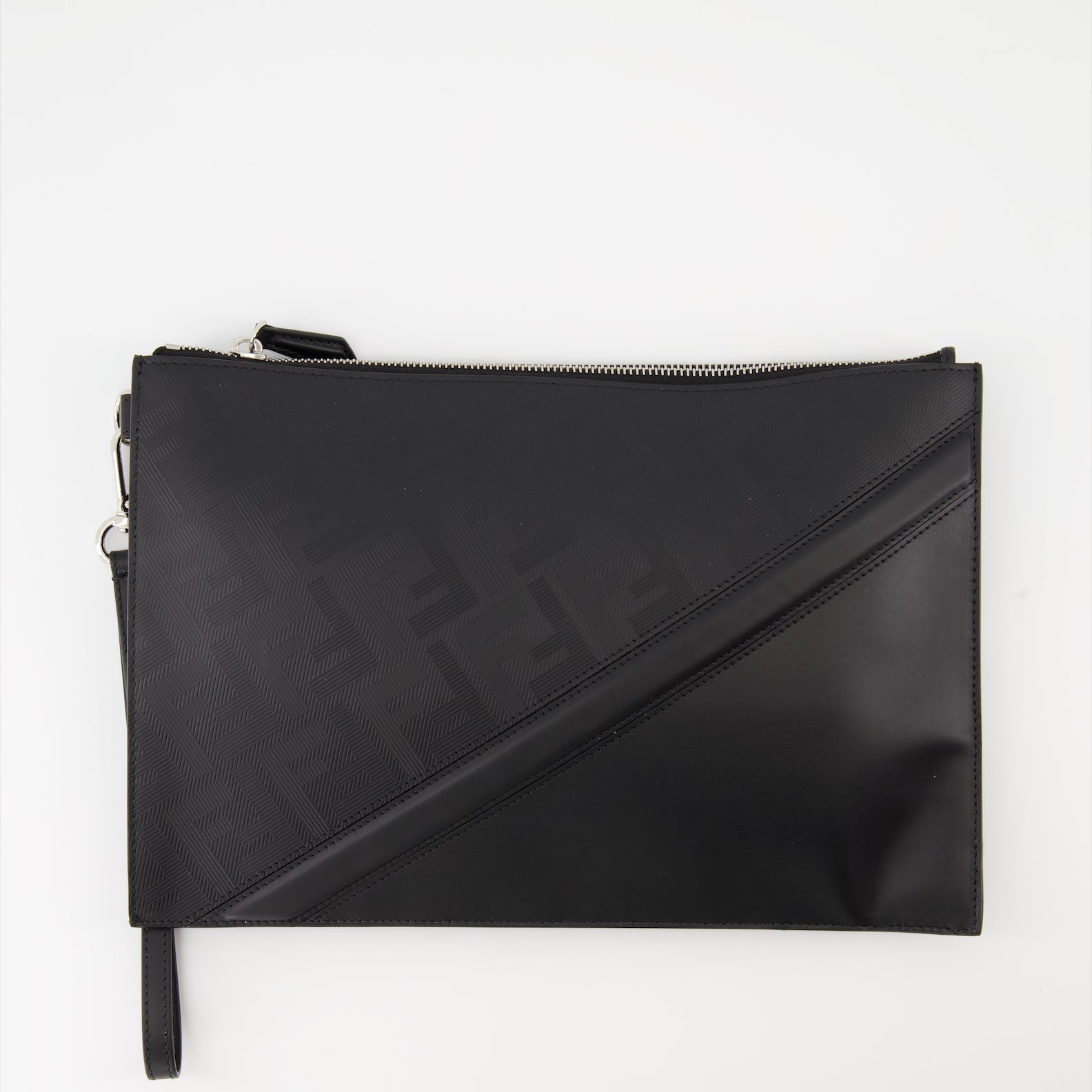 Fendi pouch, leather accessory, luxury pouch, designer pouch, elegant accessory