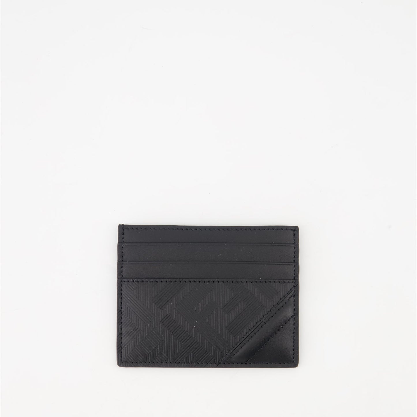 Fendi, Shadow Diagonal, leather cardholder, luxury accessory, sophisticated design