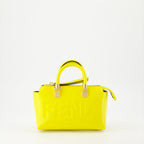 Fendi, mini leather bag, yellow handbag, luxury accessories, designer bag