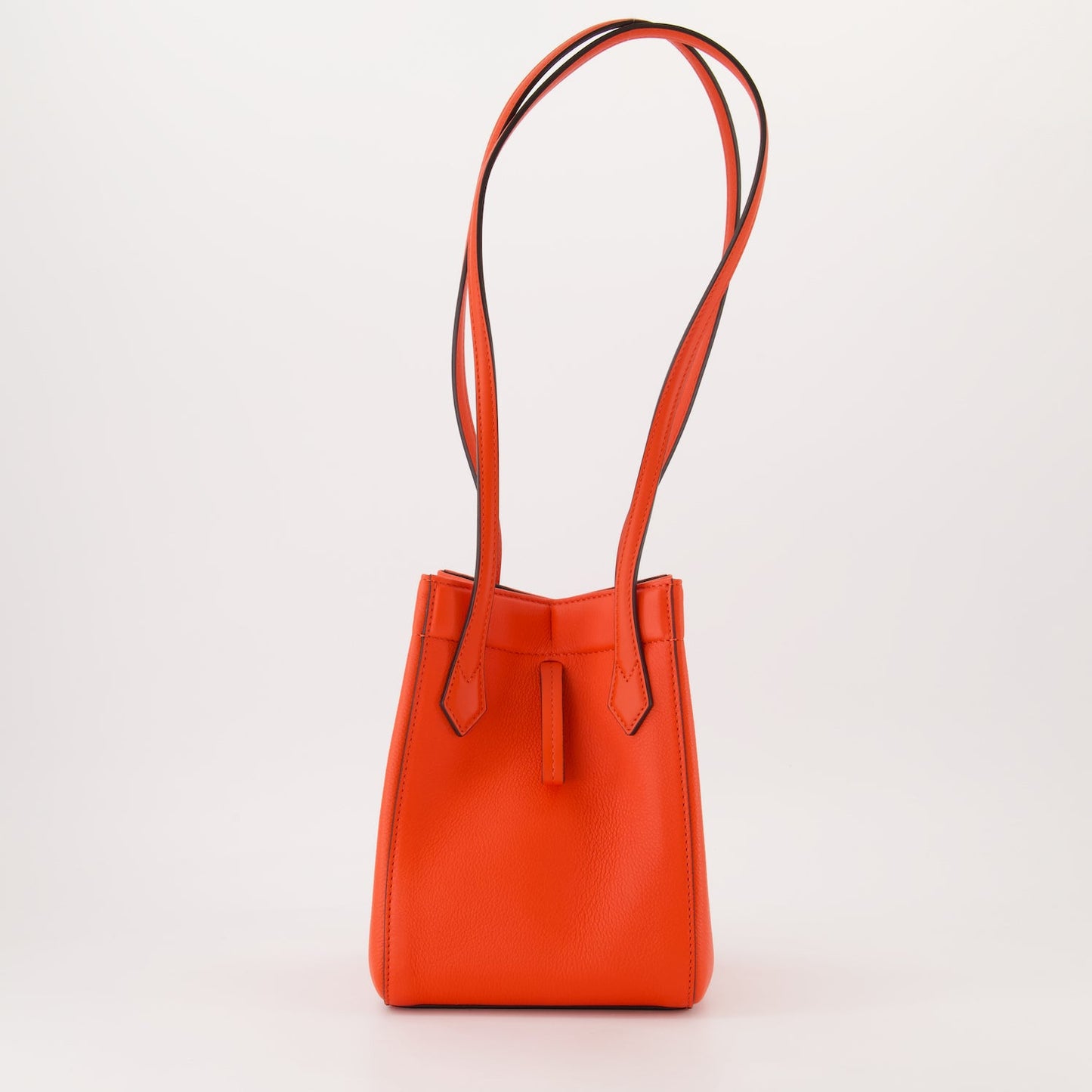 Fendi, Mini Origami bag, coral leather, luxury handbag, elegant accessory