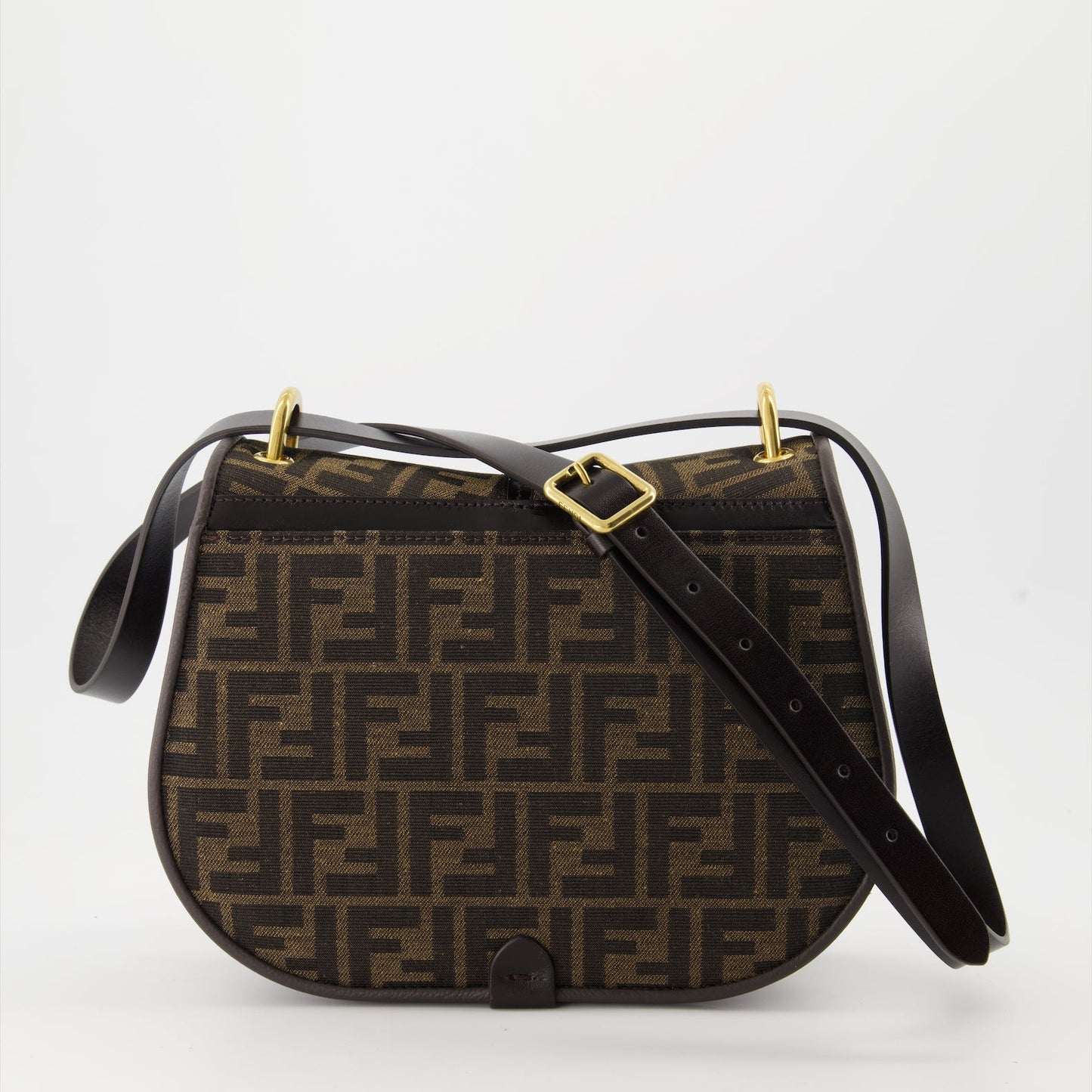 Fendi C'mon Mini Bag, Luxury Canvas Bag, FF Monogram Bag, Designer Mini Bag, High-end Women's Accessories