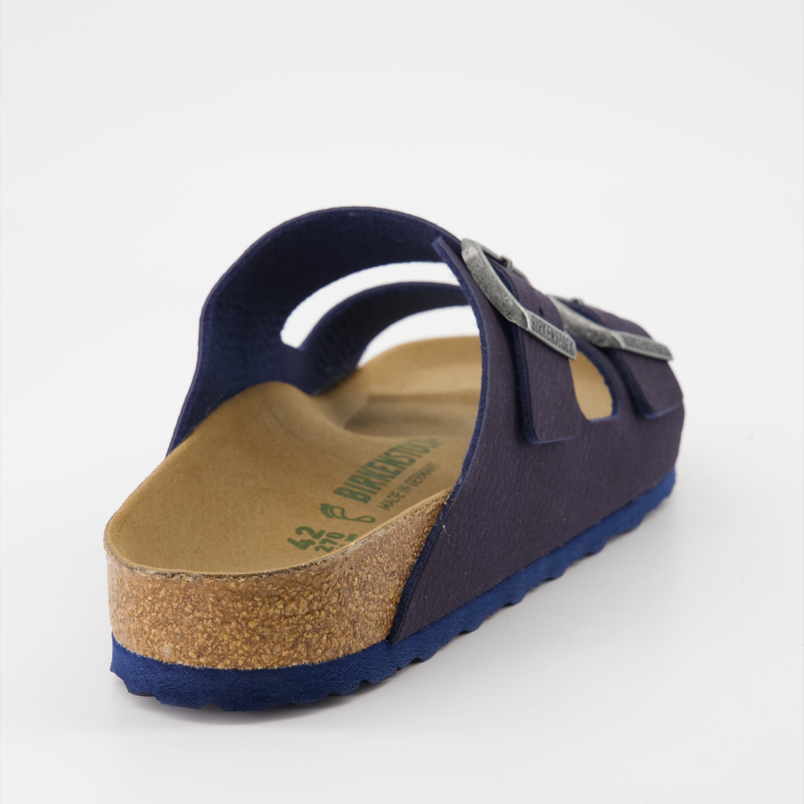 luxury slides, Birkenstock Arizona, synthetic leather slides, elegant footwear, premium comfort slippers