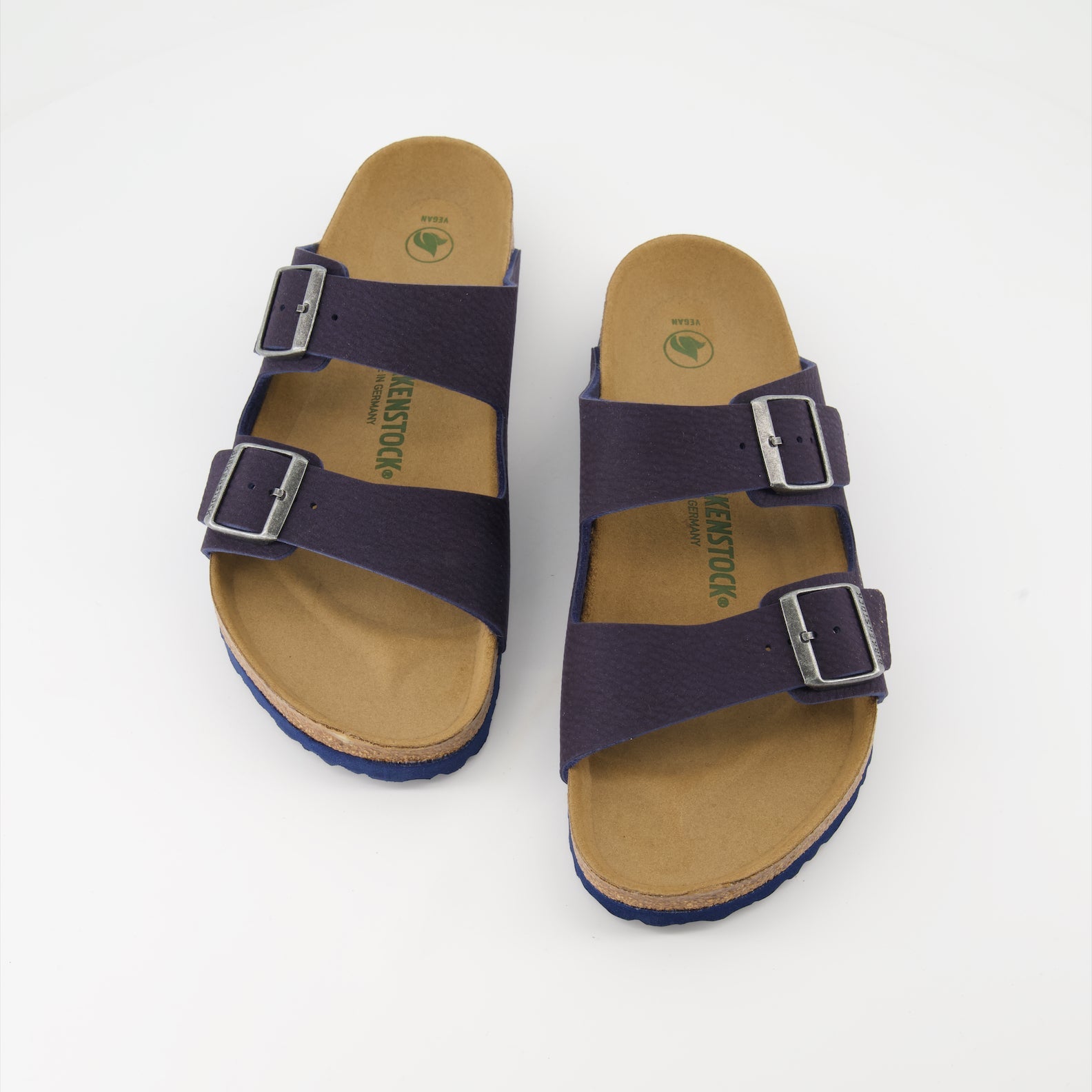 luxury slides, Birkenstock Arizona, synthetic leather slides, elegant footwear, premium comfort slippers