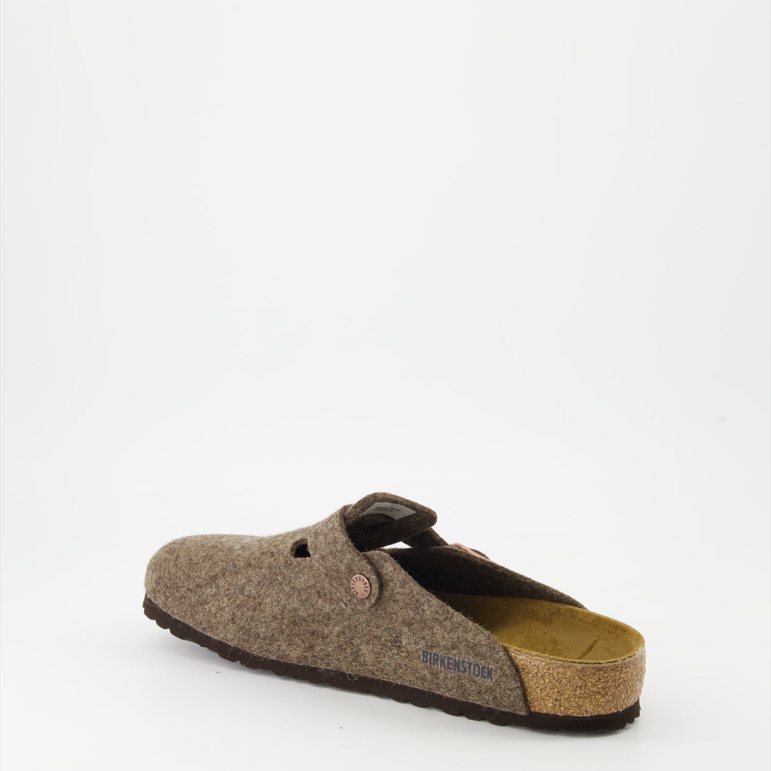 Birkenstock mules, wool felt mules, luxury comfort footwear, stylish mules, contoured cork footbed