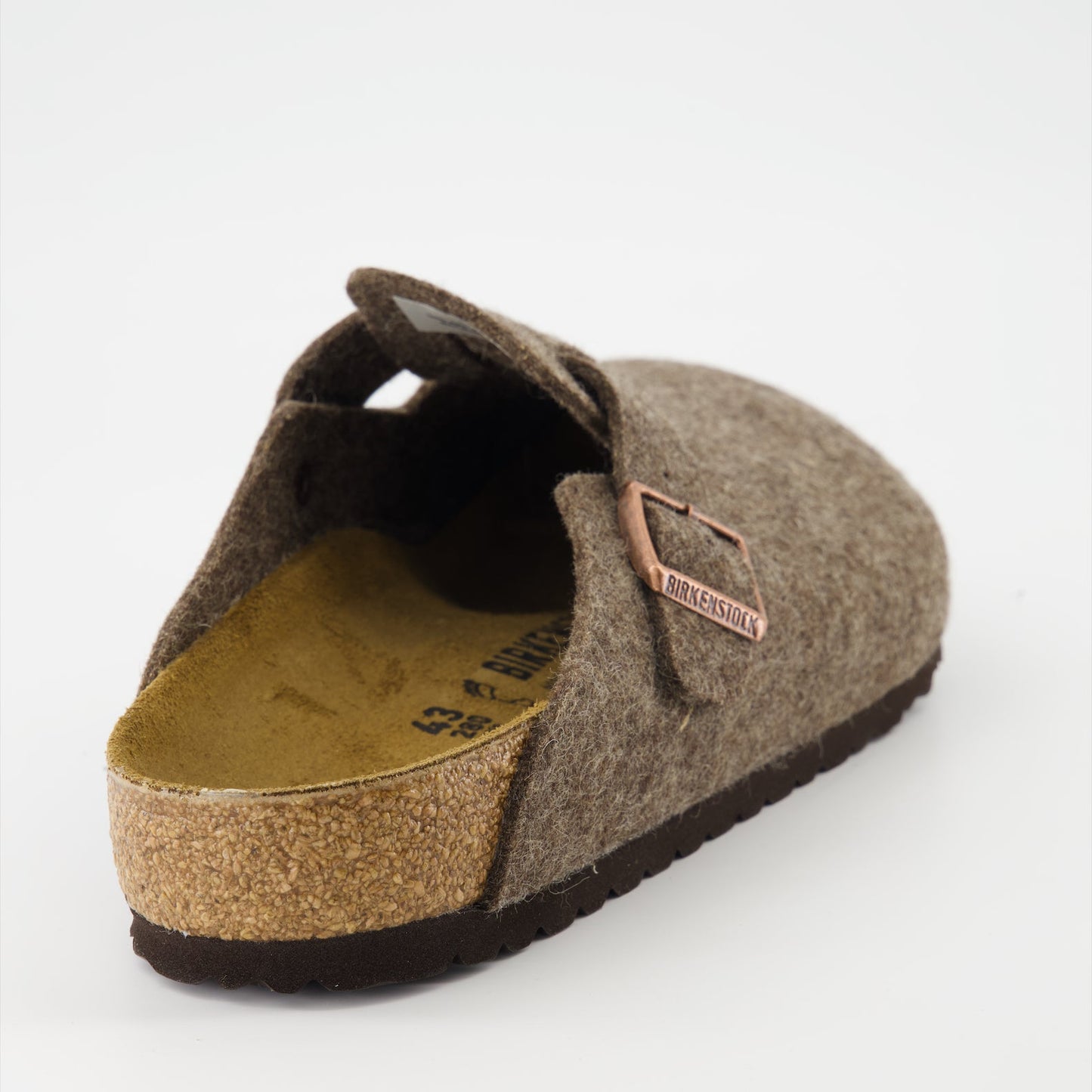 Birkenstock mules, wool felt mules, luxury comfort footwear, stylish mules, contoured cork footbed