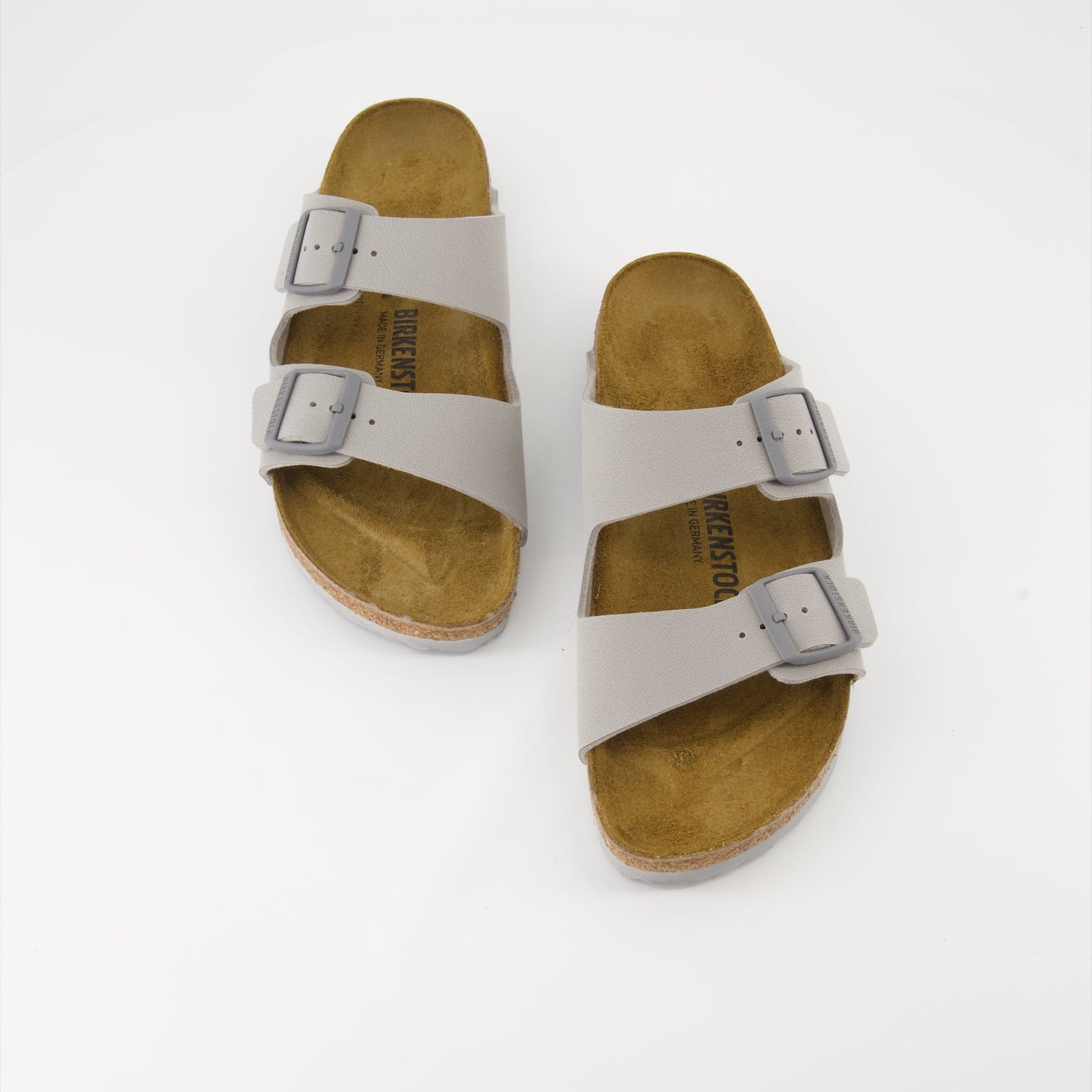 Birkenstock sandals, luxury footwear, Arizona Birko-Flor, two-tone sandals, premium comfort