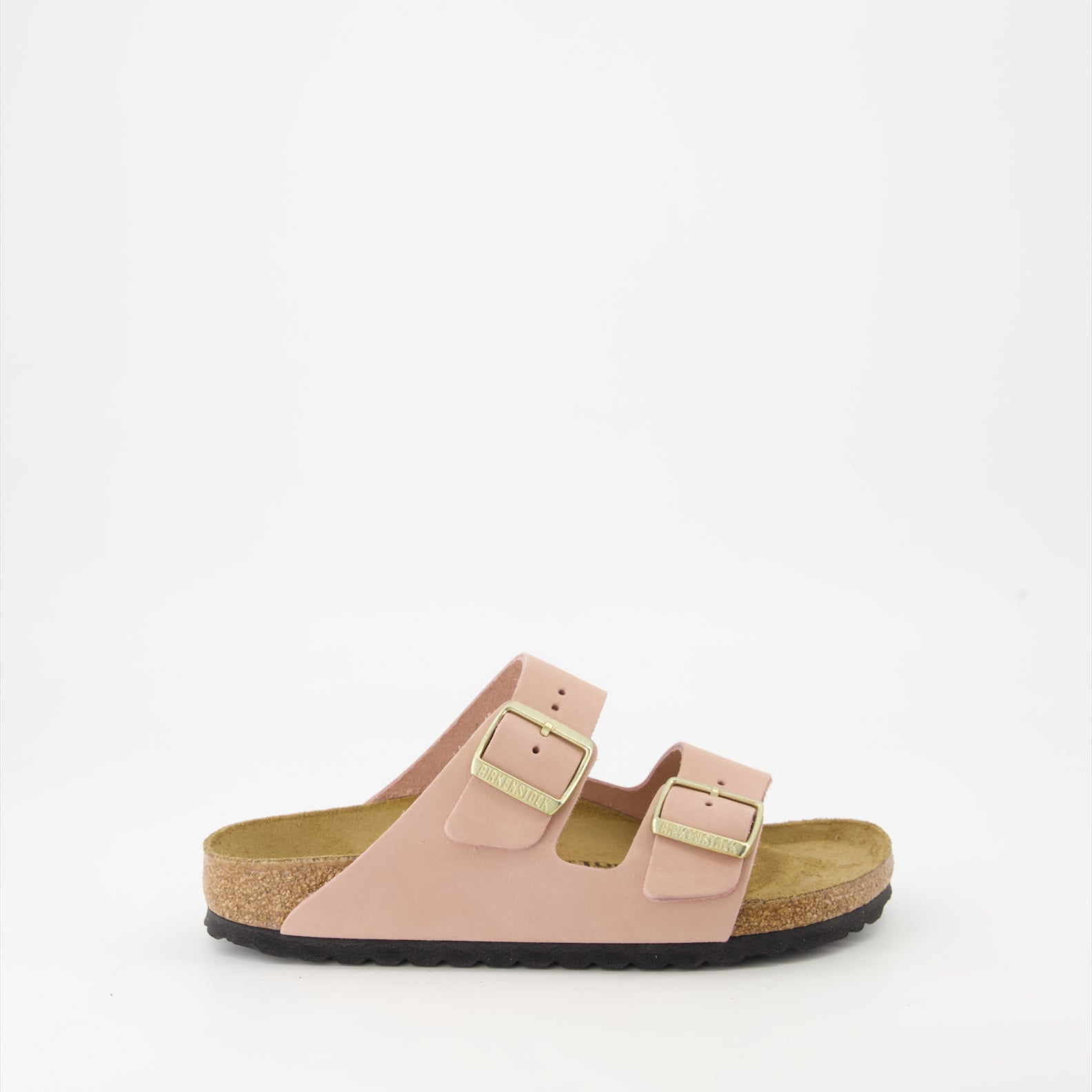 Arizona sandals, nubuck leather, rose pink sandals, Birkenstock comfort, luxury footwear